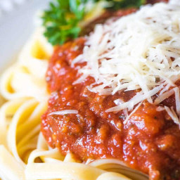 Healthy Homemade Spaghetti Sauce