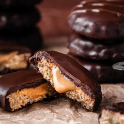 Healthy Homemade Tagalong Girl Scout Cookies