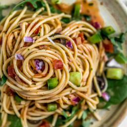 Healthy Italian Spaghetti Salad