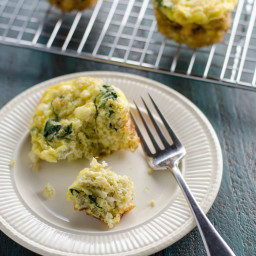 Healthy Make-Ahead Breakfast Recipe: Muffin Tin Frittatas with Spinach, Fet