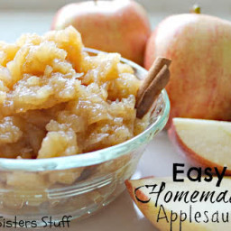 Healthy Meals Monday: Easy Homemade Applesauce