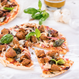 Healthy Meat Lover's Pizza