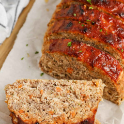 Healthy Meatloaf (Beef and Turkey)