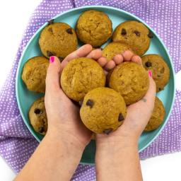 Healthy Mini Pumpkin Muffins for Toddler + Kids