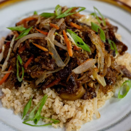 Healthy Mongolian-Style Beef Bowl Recipe