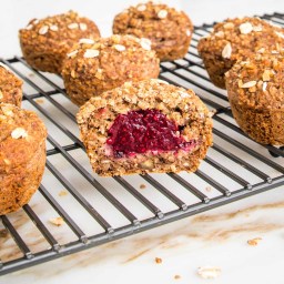 Healthy Muffins with Jam