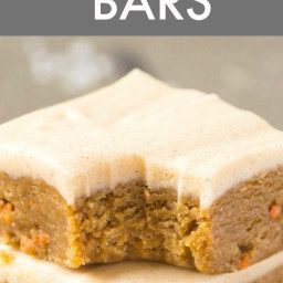 Healthy No Bake Carrot Cake Breakfast Bars