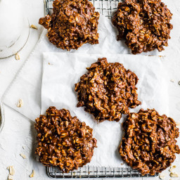 Healthy No Bake Chocolate Protein Cookies
