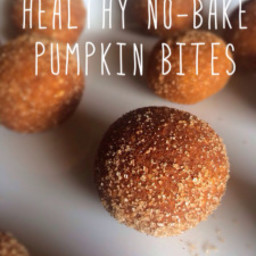 Healthy No-Bake Pumpkin Bites (Paleo, Vegan, Gluten-Free)