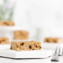 Healthy One-Bowl Flourless Chocolate Chip Blondies