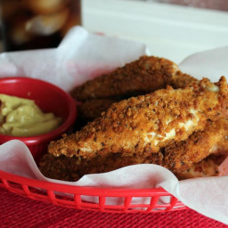 Healthy Oven Fried Chicken Strips