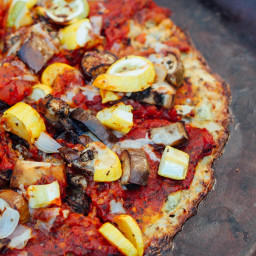 Healthy Pizza with a Cauliflower Crust
