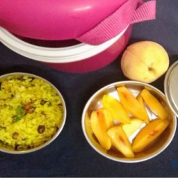 Healthy Poha Recipe for Kids Snack Box