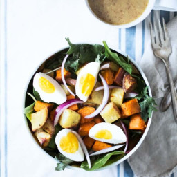 Healthy Potato Salad with Hard Boiled Egg – A Couple Cooks
