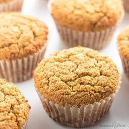 Healthy Pumpkin Muffins Recipe with Coconut Flour & Almond Flour