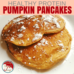 Healthy Pumpkin Pancakes with Protein