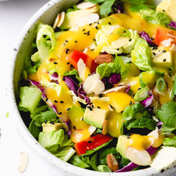 Healthy Rainbow Salad (Quick + Easy Recipe)