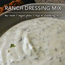 Healthy Ranch Dip Mix – Low Carb and Sugar Free