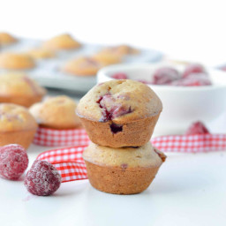 Healthy raspberry muffins | Easy + Dairy free muffins