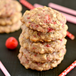 Healthy Raspberry Oatmeal Cookies