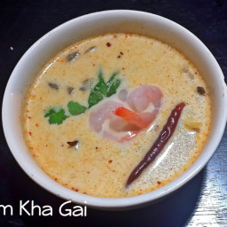 Healthy, Rehabed Thai Coconut Soup, Tom Kha Gai (ต้มข่าไก่)