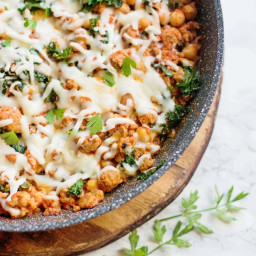 Healthy Sausage, Bean, and Kale Skillet