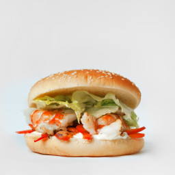 Healthy Shrimp Burger