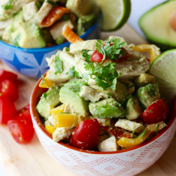 Healthy Southwest Avocado Chicken Salad