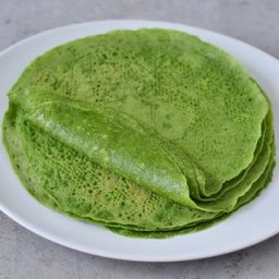 Healthy spinach tortillas