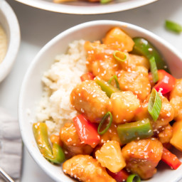 Healthy Sweet and Sour Chicken (Whole30, Paleo)