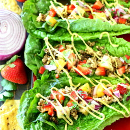 Healthy Taco Lettuce Wraps with a Secret Ingredient