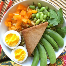 Healthy Teriyaki Tofu and Veggie Protein Bowl