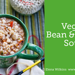 Healthy Vegan Bean and Barley Soup Recipe