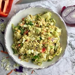 Healthy Vegan Chickpea Salad (No Mayo)