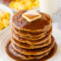 Healthy Whole Wheat Pancakes