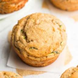 Healthy Zucchini Bread Protein Muffins