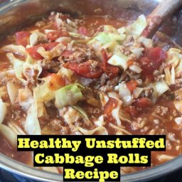 Healthy Unstuffed Cabbage Roll Recipe