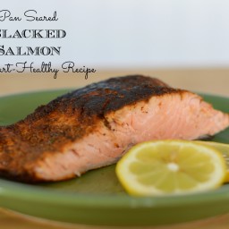 Heart-Healthy Pan Seared Blackened Salmon