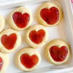 Heart Jam Cookies