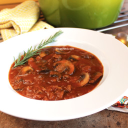 Hearty Beef and Mushroom Soup
