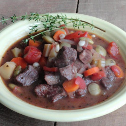 Hearty Herb And Cabernet Beef Stew