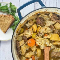 Hearty Irish Pork Stew with Guinness and Caraway Seeds