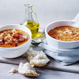 Hearty lentil and bacon soup recipe