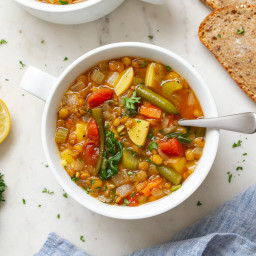 Hearty Lentil Soup with Veggies