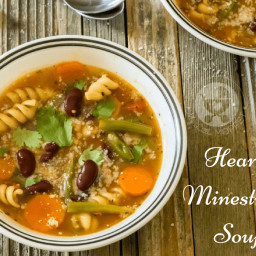 Hearty Minestrone Soup with Pasta