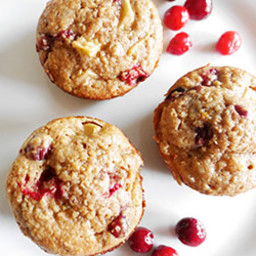 Hearty Oatmeal Cranberry Muffins