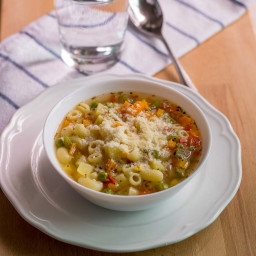 Hearty Pasta and Veggies Soup