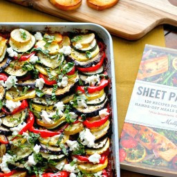 Hearty Ratatouille with Goat’s Cheese #WeekdaySupper #Giveaway