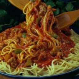 Hearty Spaghetti with Pork