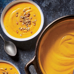 Hearty Vegan Spiced Winter Squash Soup